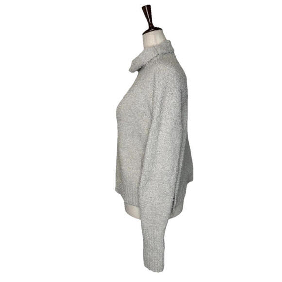 Ugg Sage Sweater Womens XS Mock Neck Pullover Beige Cozy Fluffy Cottagecore - Picture 3 of 9